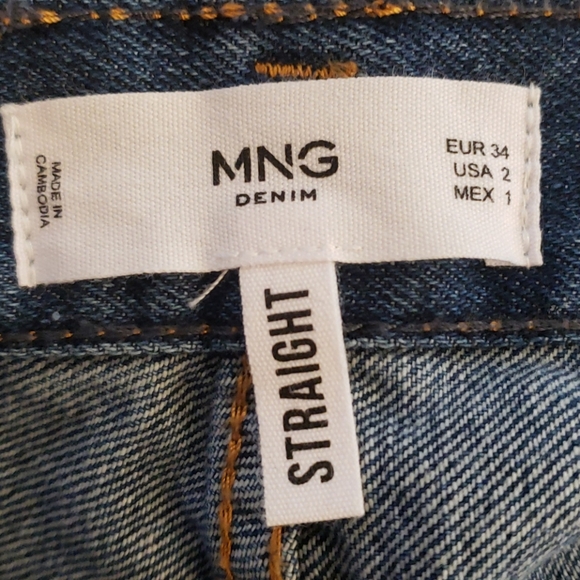 Ankle jeans MNG crop jeans size 2 - Picture 7 of 8